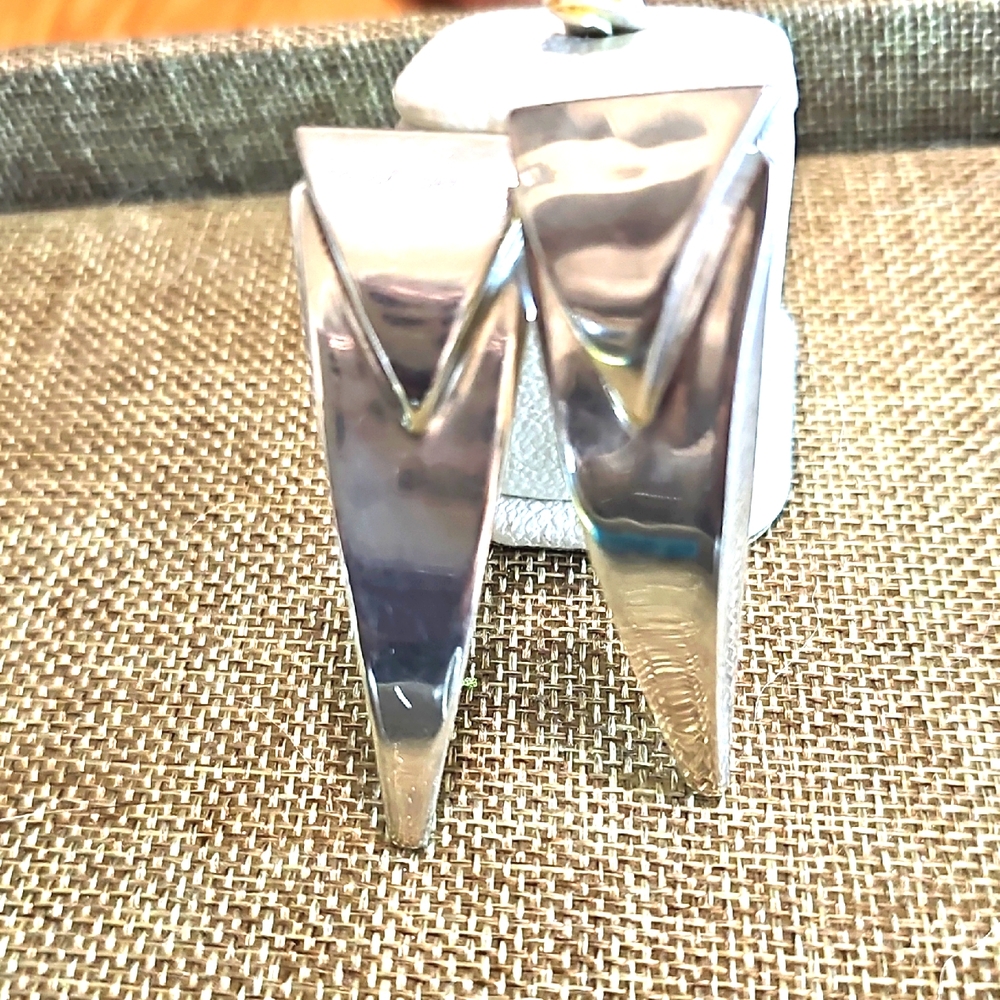 Sterling Silver Slick Design Earrings